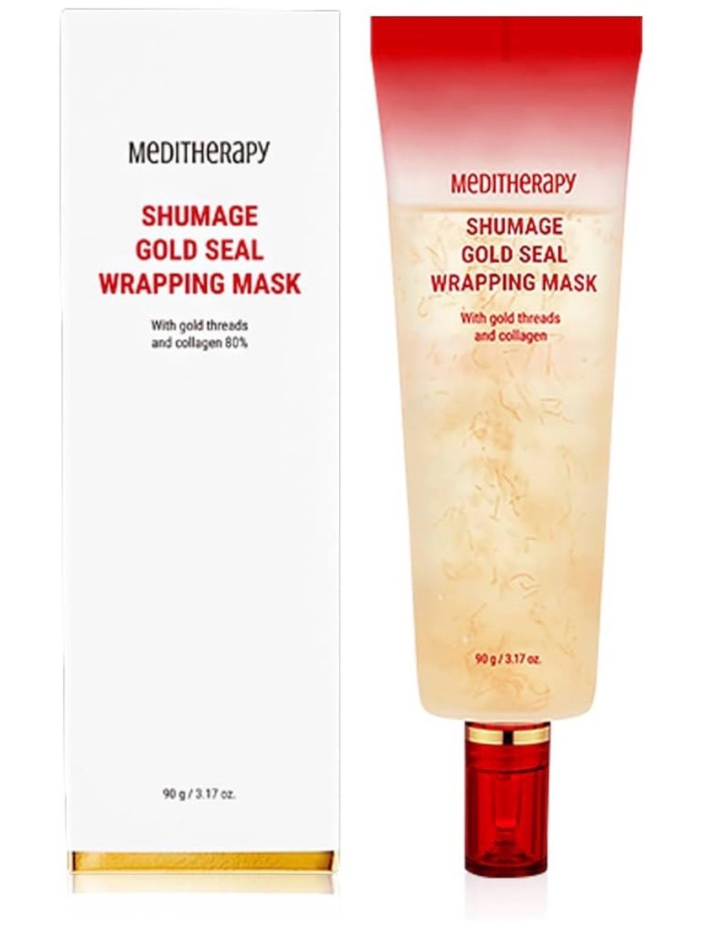 Shumage Gold Seal Wrapping Mask - Gold